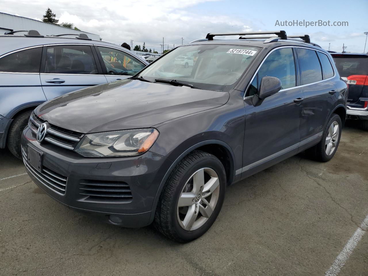 2013 Volkswagen Touareg V6 Charcoal vin: WVGEF9BP4DD005411