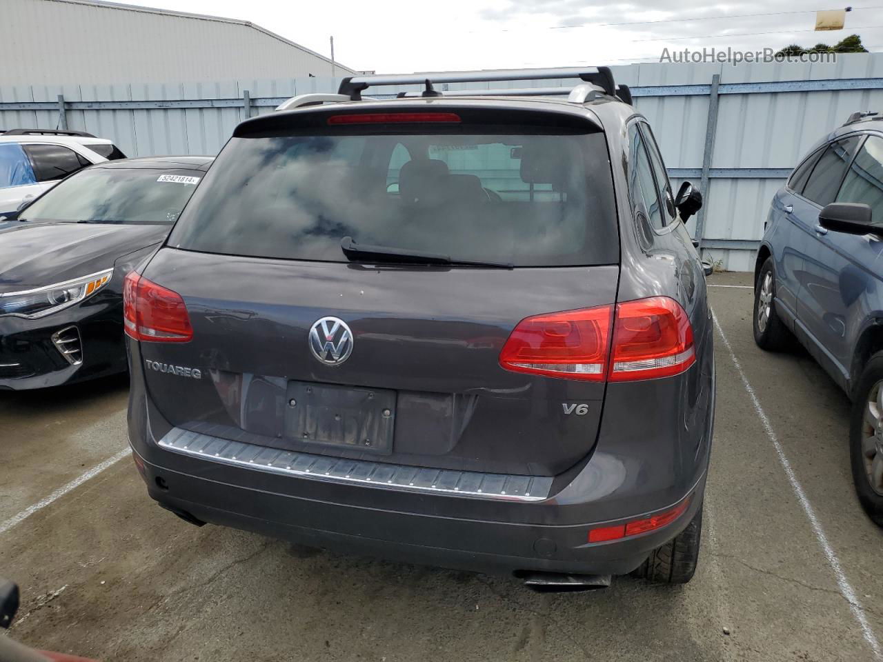 2013 Volkswagen Touareg V6 Charcoal vin: WVGEF9BP4DD005411