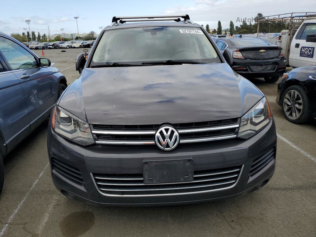 2013 Volkswagen Touareg V6 Charcoal vin: WVGEF9BP4DD005411