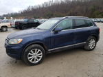 2013 Volkswagen Touareg V6 Blue vin: WVGEF9BP4DD009622