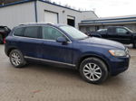 2013 Volkswagen Touareg V6 Blue vin: WVGEF9BP4DD009622