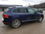 2013 Volkswagen Touareg V6 Blue vin: WVGEF9BP4DD009622