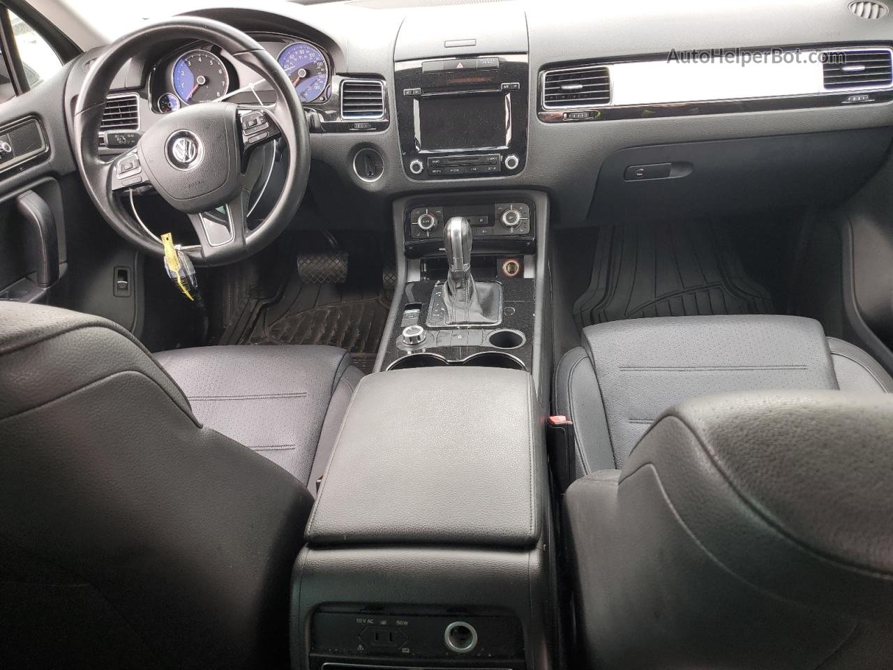 2014 Volkswagen Touareg V6 Черный vin: WVGEF9BP4ED006091