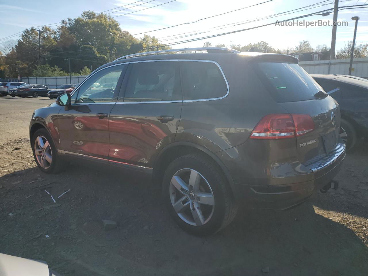 2014 Volkswagen Touareg V6 Brown vin: WVGEF9BP4ED012165