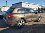 2014 Volkswagen Touareg V6 Brown vin: WVGEF9BP4ED012165