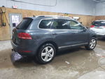 2014 Volkswagen Touareg V6 Gray vin: WVGEF9BP4ED012442