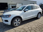 2014 Volkswagen Touareg V6 White vin: WVGEF9BP4ED012909