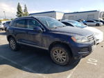 2012 Volkswagen Touareg V6 Blue vin: WVGEF9BP5CD008669