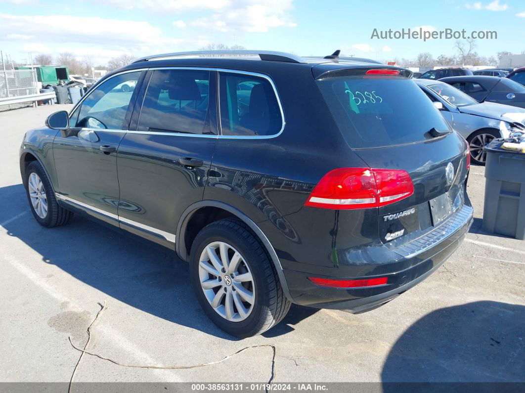 2012 Volkswagen Touareg Vr6 Sport Black vin: WVGEF9BP5CD011801