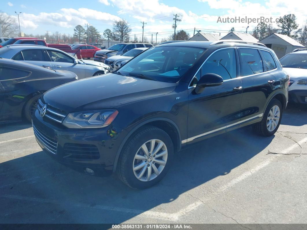 2012 Volkswagen Touareg Vr6 Sport Black vin: WVGEF9BP5CD011801