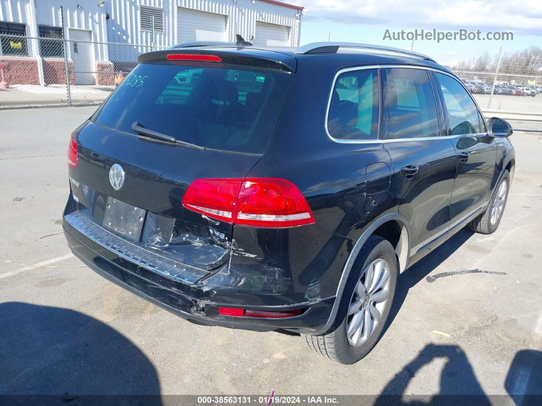 2012 Volkswagen Touareg Vr6 Sport Black vin: WVGEF9BP5CD011801