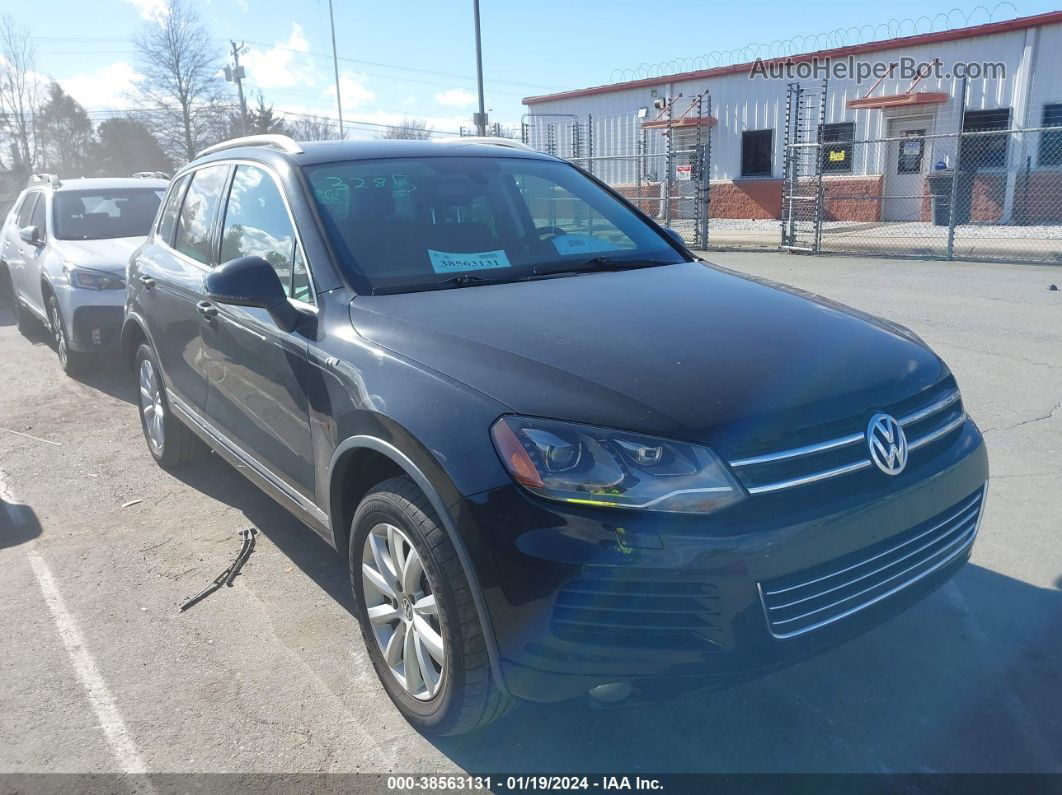 2012 Volkswagen Touareg Vr6 Sport Black vin: WVGEF9BP5CD011801