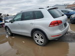 2013 Volkswagen Touareg V6 Silver vin: WVGEF9BP5DD000556