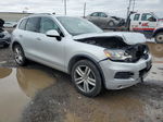 2013 Volkswagen Touareg V6 Silver vin: WVGEF9BP5DD000556