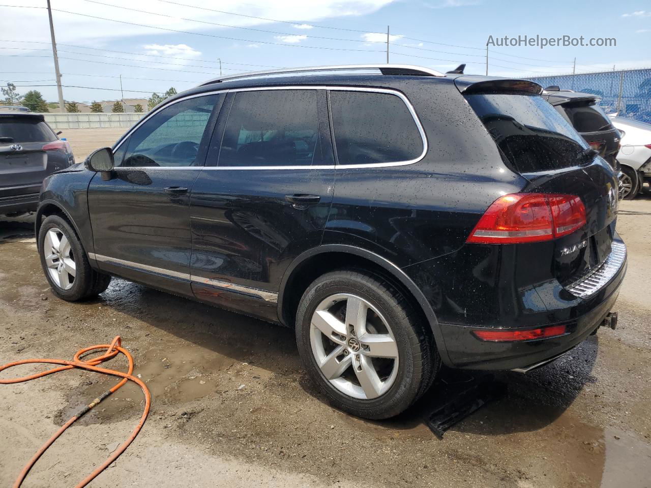 2013 Volkswagen Touareg V6 Black vin: WVGEF9BP5DD002193