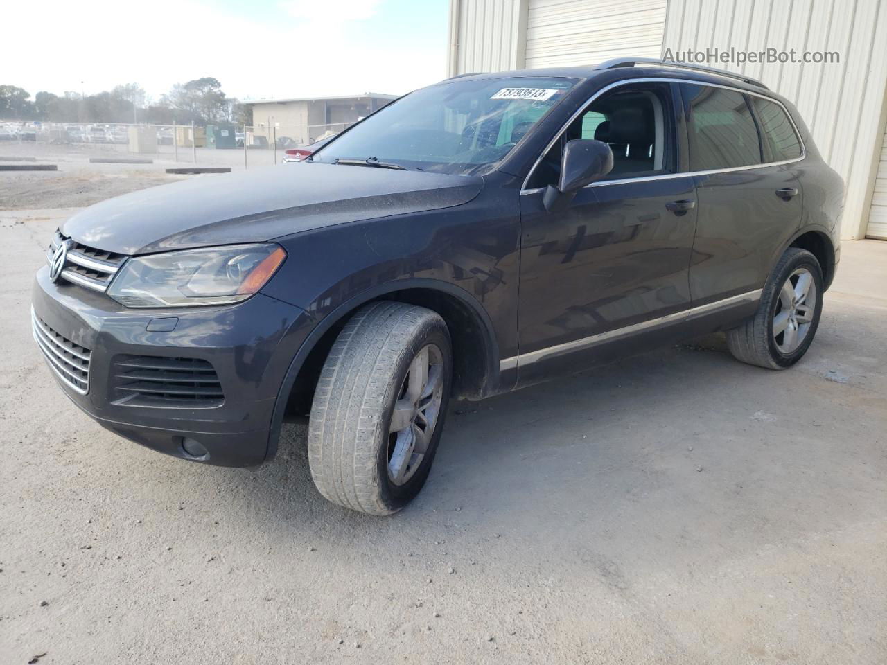 2013 Volkswagen Touareg V6 Черный vin: WVGEF9BP5DD002954