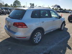 2014 Volkswagen Touareg V6 Silver vin: WVGEF9BP5ED005449