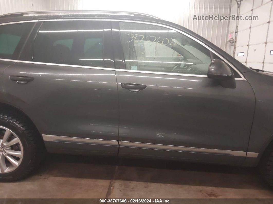 2014 Volkswagen Touareg 3.6l Sport Gray vin: WVGEF9BP5ED006522