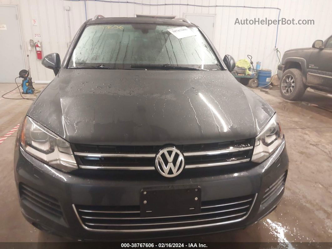 2014 Volkswagen Touareg 3.6l Sport Gray vin: WVGEF9BP5ED006522