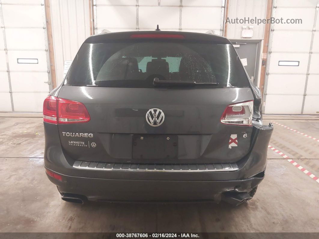 2014 Volkswagen Touareg 3.6l Sport Gray vin: WVGEF9BP5ED006522