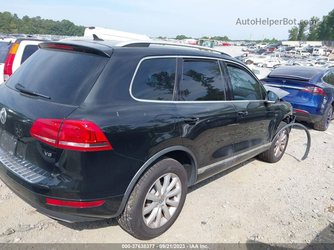 2012 Volkswagen Touareg Sport Черный vin: WVGEF9BP6CD006672