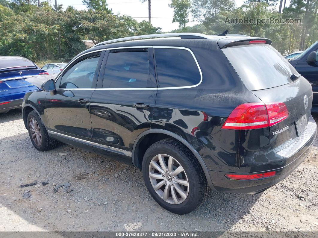 2012 Volkswagen Touareg Sport Черный vin: WVGEF9BP6CD006672