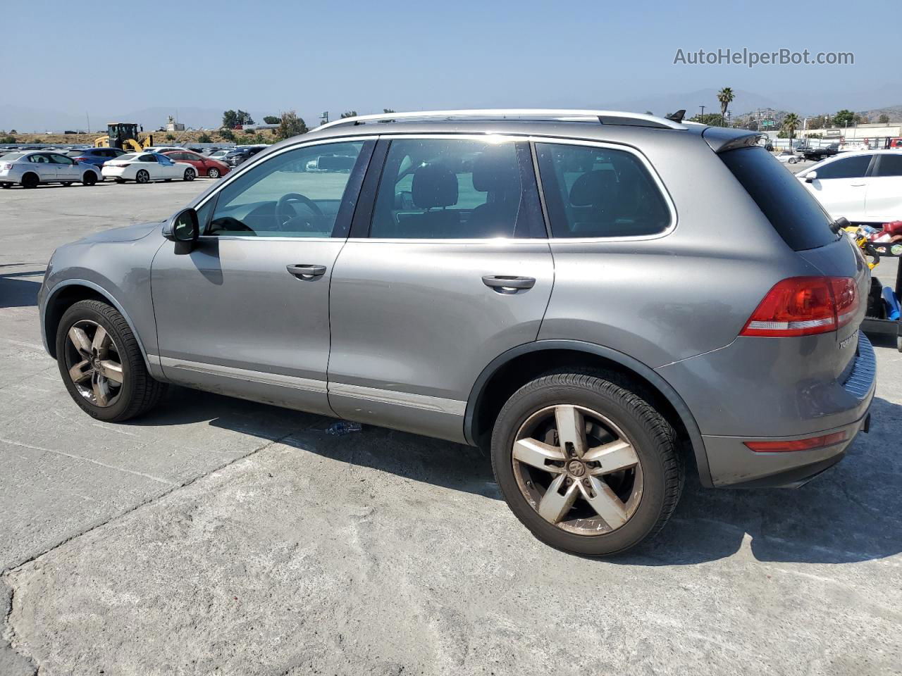 2012 Volkswagen Touareg V6 Gray vin: WVGEF9BP6CD008891