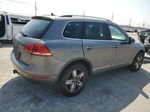 2012 Volkswagen Touareg V6 Gray vin: WVGEF9BP6CD008891