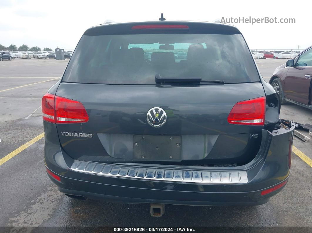 2013 Volkswagen Touareg Vr6 Sport Gray vin: WVGEF9BP6DD002316