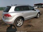 2013 Volkswagen Touareg Exec Silver vin: WVGEF9BP6DD002820