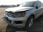 2013 Volkswagen Touareg Exec Silver vin: WVGEF9BP6DD002820