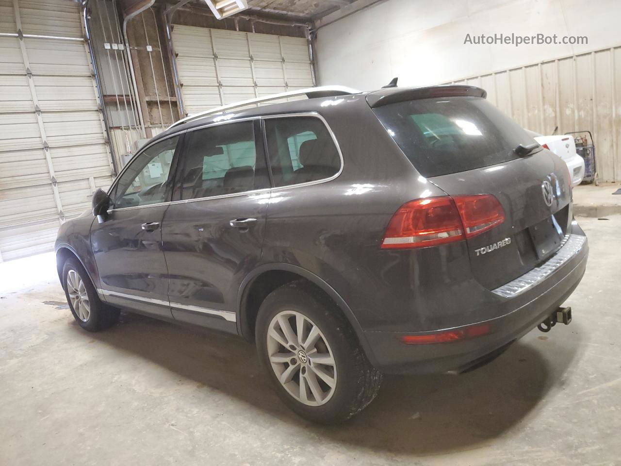 2013 Volkswagen Touareg V6 Gray vin: WVGEF9BP6DD003420