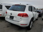 2014 Volkswagen Touareg V6 White vin: WVGEF9BP6ED006559