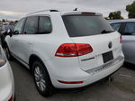 2014 Volkswagen Touareg V6 White vin: WVGEF9BP6ED006559