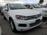 2014 Volkswagen Touareg V6 White vin: WVGEF9BP6ED006559