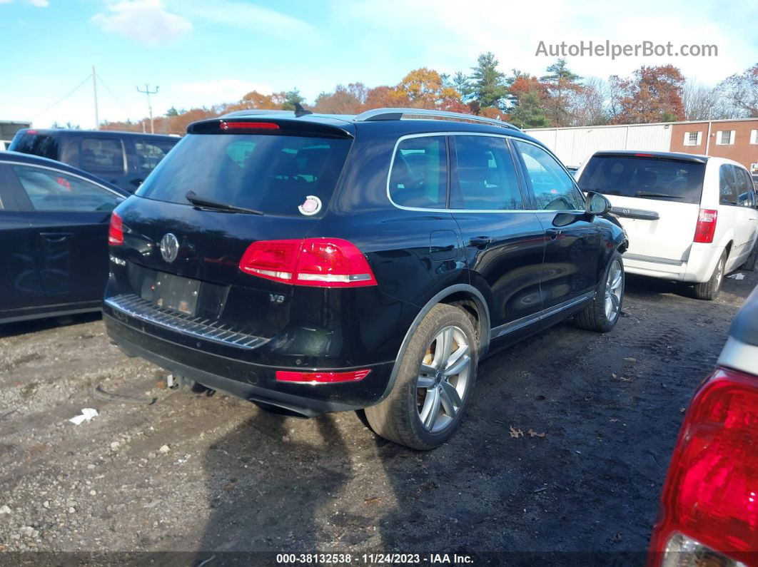 2014 Volkswagen Touareg 3.6l Executive Черный vin: WVGEF9BP6ED011826