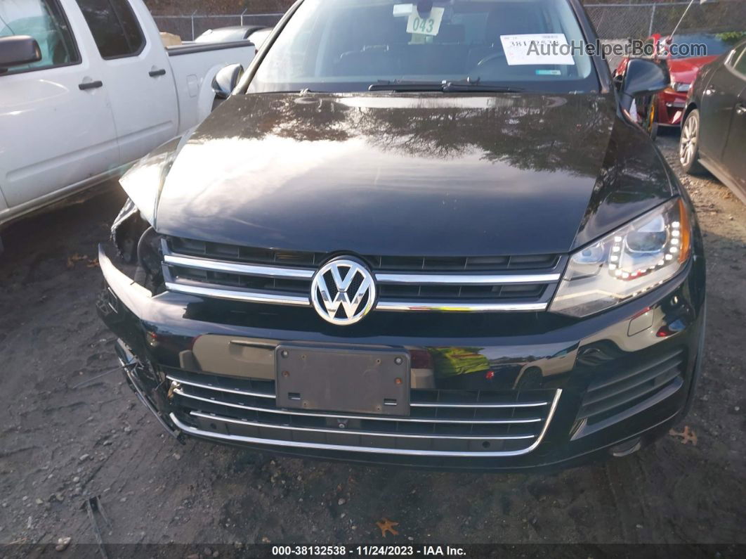 2014 Volkswagen Touareg 3.6l Executive Черный vin: WVGEF9BP6ED011826