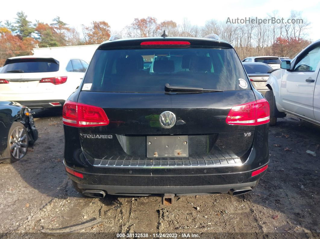 2014 Volkswagen Touareg 3.6l Executive Black vin: WVGEF9BP6ED011826