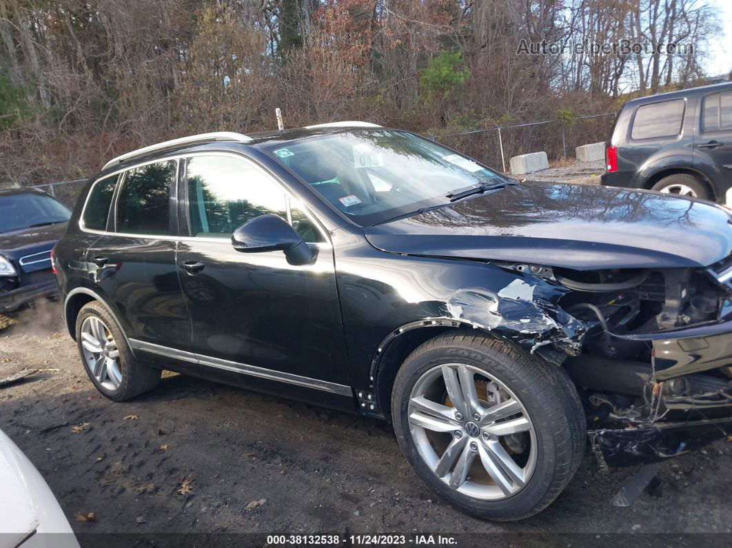 2014 Volkswagen Touareg 3.6l Executive Black vin: WVGEF9BP6ED011826