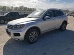 2014 Volkswagen Touareg V6 Silver vin: WVGEF9BP6ED013026