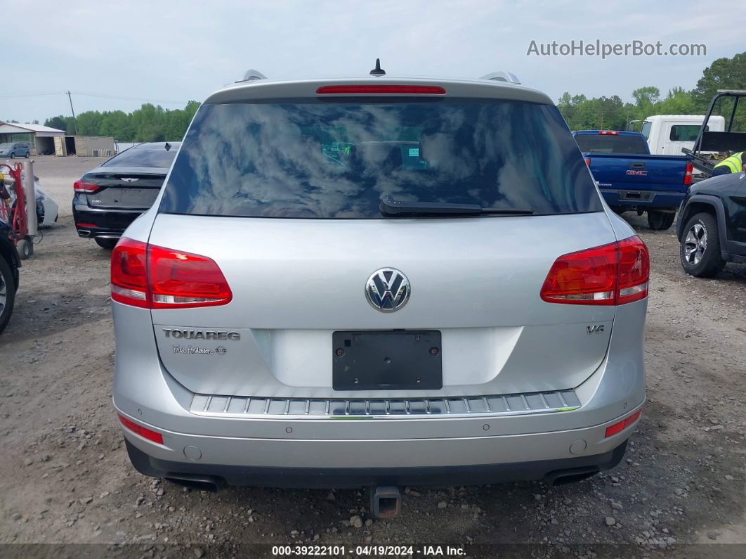 2012 Volkswagen Touareg Vr6 Executive Silver vin: WVGEF9BP7CD010102