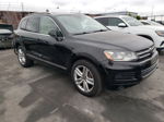 2012 Volkswagen Touareg V6 Black vin: WVGEF9BP7CD011041