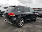 2012 Volkswagen Touareg V6 Black vin: WVGEF9BP7CD011041