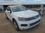 2013 Volkswagen Touareg V6 White vin: WVGEF9BP7DD007038