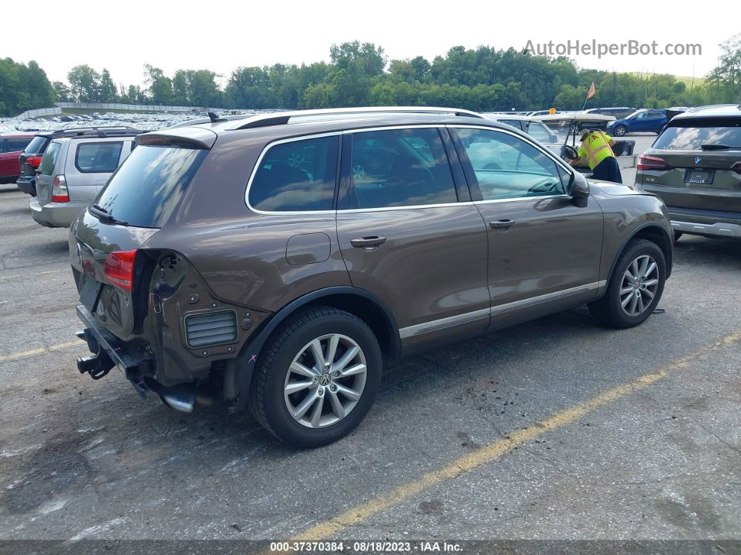 2013 Volkswagen Touareg Sport Золотой vin: WVGEF9BP7DD009405