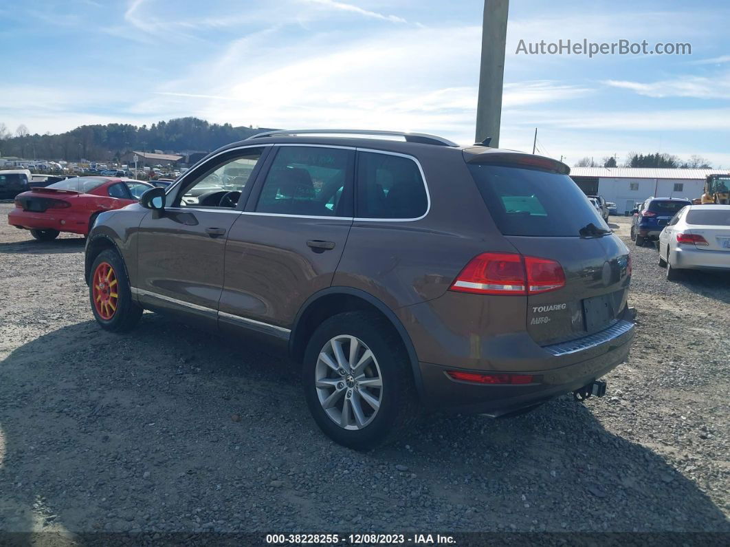 2014 Volkswagen Touareg 3.6l Executive/3.6l Lux/3.6l R-line/3.6l Sport Brown vin: WVGEF9BP7ED002567