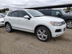 2014 Volkswagen Touareg V6 White vin: WVGEF9BP7ED003332