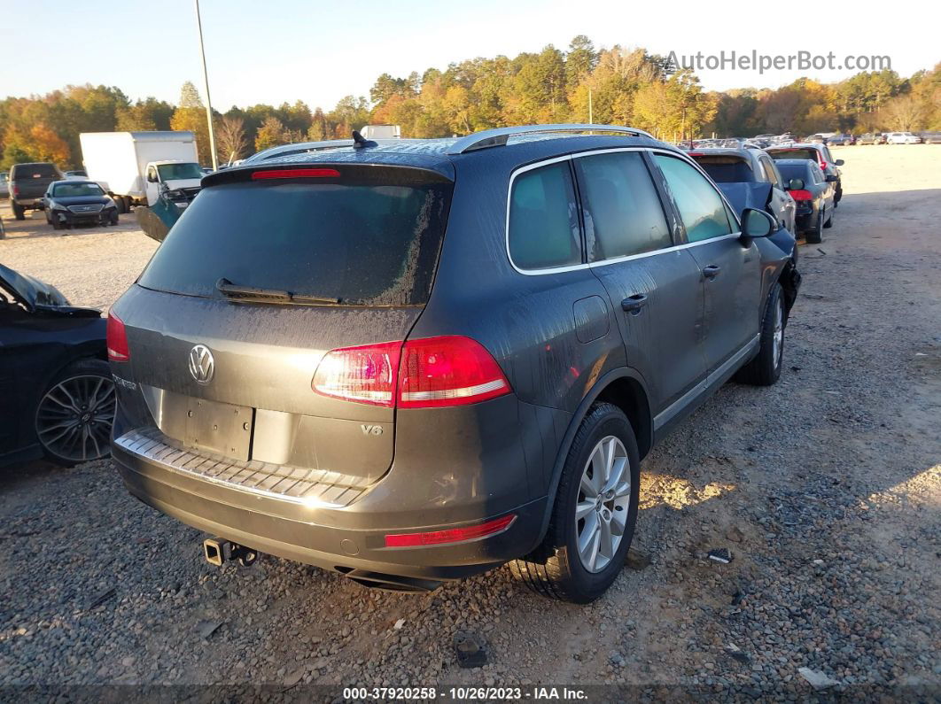 2014 Volkswagen Touareg 3.6l Sport Gray vin: WVGEF9BP7ED005503