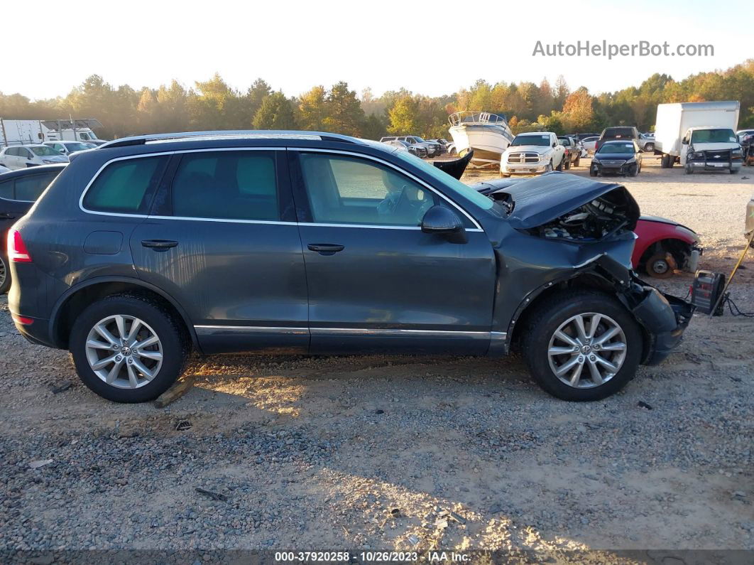 2014 Volkswagen Touareg 3.6l Sport Gray vin: WVGEF9BP7ED005503