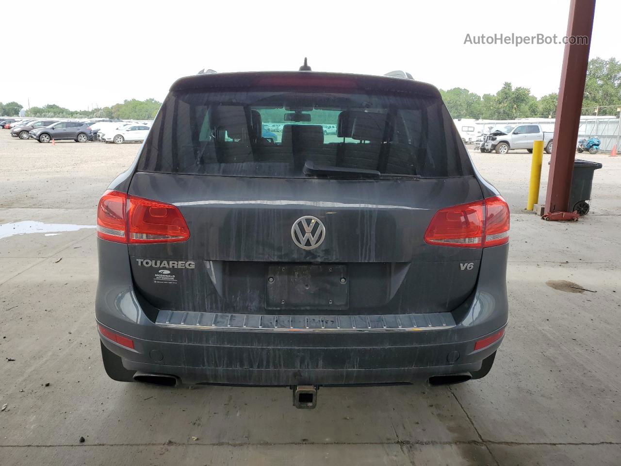 2014 Volkswagen Touareg V6 Серый vin: WVGEF9BP7ED005713